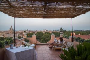 A balcony or terrace at Santonofrio SKY Terrace Penthouse