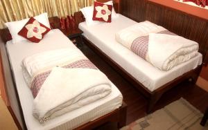 Cama o camas de una habitación en Elbrus Home