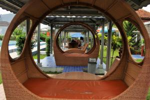 Χώρος καθιστικού στο RedDoorz Hostel @ Dago 2