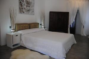 เตียงในห้องที่ Apartamento Loft en Tarifa