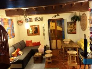 Posezení v ubytování La casita azul + 37 fotografií