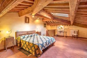 Postel nebo postele na pokoji v ubytování Villa Graziani + 37 fotografií