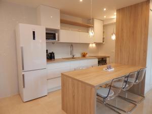 Kuchyň nebo kuchyňský kout v ubytování Apartment Pika 2