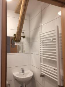 Kúpeľňa v ubytovaní UDany Wypoczynek