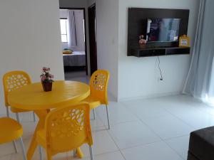 Μια τηλεόραση ή/και κέντρο ψυχαγωγίας στο Flats Vieiras do Maragogi