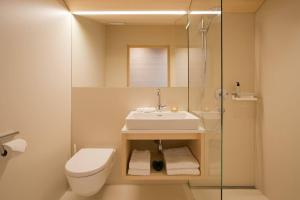 Kúpeľňa v ubytovaní WarthsAp Apartmenthaus