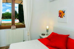 Ένα ή περισσότερα κρεβάτια σε δωμάτιο στο Villa Delle Lantane +34 φωτογραφίες