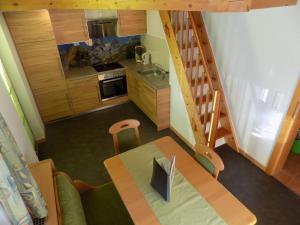 Kuchyňa alebo kuchynka v ubytovaní Appartements Obergollerhof