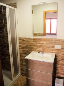 Koupelna v ubytování Casa Campet