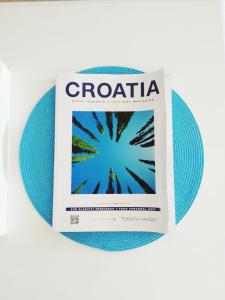 a box of croatia cigarettes on a white background at Apartments Residence Sunce Supetar - cozy base to stay and explore Dalmatian archipelago in Supetar
