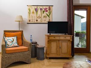 TV a/nebo společenská místnost v ubytování Bed & Breakfast Sandra Müller