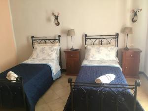 Postel nebo postele na pokoji v ubytování Agriturismo La Ferriera