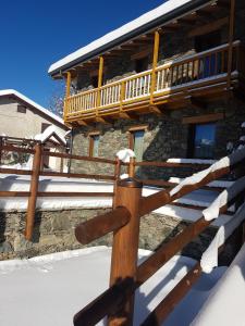 Balkón alebo terasa v ubytovaní CHALETS MONGIOIE Pra di Roburent