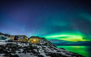 
Inuk Hostels during the winter
