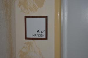 Certyfikat, podpis lub inny dokument wystawiony w obiekcie Penzion U Žabáka