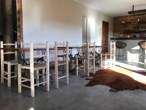 Kuchyň nebo kuchyňský kout v ubytování Hotel 381 Panguipulli
