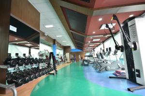 Fitnesa centrs un/vai fitnesa iespējas naktsmītnē Trace Suites by SMS Hospitality