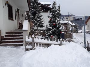 Haus Elisabeth during the winter