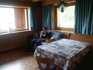 Posezení v ubytování Aria D'Bosch