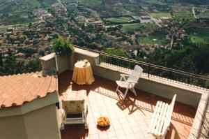 Balkón nebo terasa v ubytování Hotel La Rocca