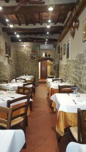 Restaurace v ubytování Sweet Tuscany Appartamento Gold
