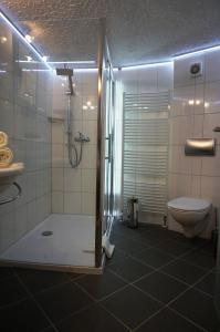 Koupelna v ubytování Hotel Goldener Anker
