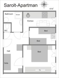 Sarolt Apartman 8200 Veszprém, 15 Kossuth Lajos utca 1. em. 2. kép - 2