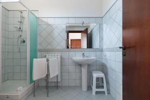 Kúpeľňa v ubytovaní B&B Batarà - "La Terrazza del Centro"