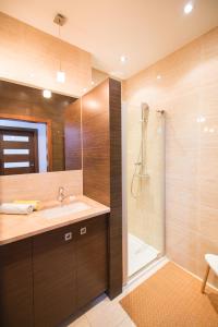Łazienka w obiekcie Apartamenty Świnoujście - Bałtycka