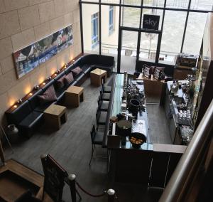 Posezení v ubytování SORAT Insel-Hotel Regensburg