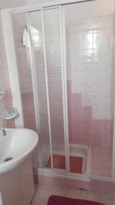 Łazienka w obiekcie Motel DRABEK