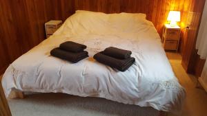 ビトゥフにあるROZTOKI Four Seasonsのベッド1台(上に枕2つ付)