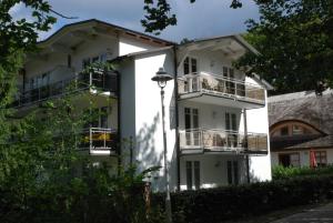 Das Gebäude in dem sich die Ferienwohnung befindet