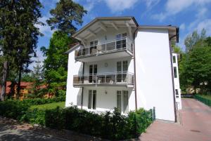 Das Gebäude in dem sich die Ferienwohnung befindet
