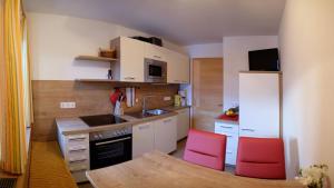 Kuchyň nebo kuchyňský kout v ubytování Ferienwohnung Schönauer + 19 fotografií