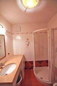 Phòng tắm tại Appartamenti Pollam