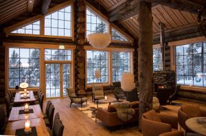 Posezení v ubytování Wilderness Hotel Nangu & Igloos
