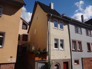 a group of buildings next to each other at Ferienhaus Heimberger in Miltenberg