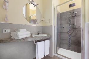 Koupelna v ubytování Ruins B&B