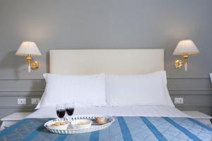 Postel nebo postele na pokoji v ubytování Ruins B&B