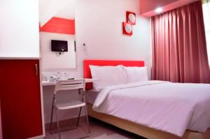 Postel nebo postele na pokoji v ubytování YY318 Hotel Bukit Bintang