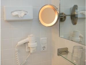 Koupelna v ubytování Hotel Garni Bernadette