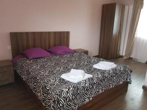 Letto o letti in una camera di Guest House Khergiani
