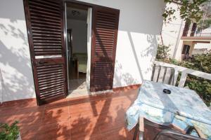 Balkón nebo terasa v ubytování Apartments Nadia