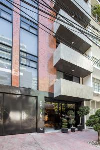 Budova, kde se aparthotel nachází