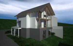 Budynek, w którym mieści się apartament