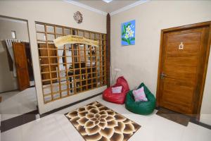 Letto o letti in una camera di nDalem Eyang Dwijo