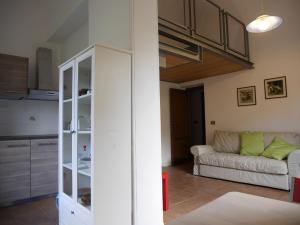 Posedenie v ubytovaní Monolocale in villa