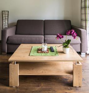 A seating area at Appartementhaus Bergland