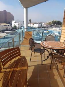 En balkong eller terrasse på Appartement Costa brava